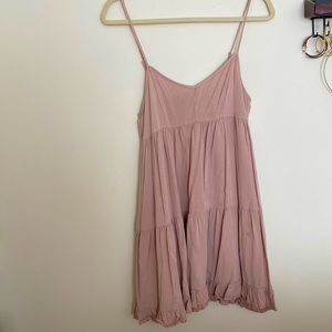 Blush mini dress